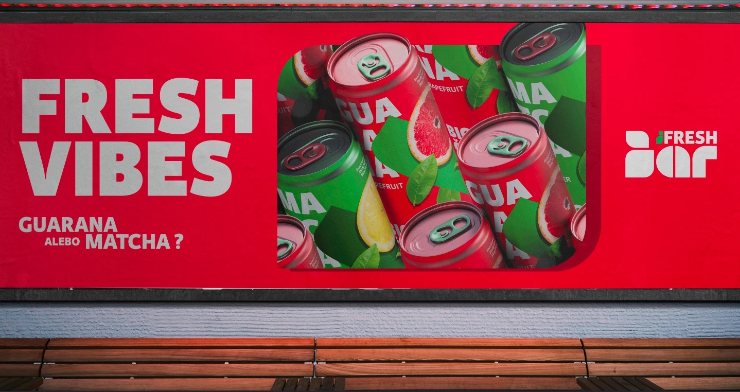 Fresh Bar campaign billboard