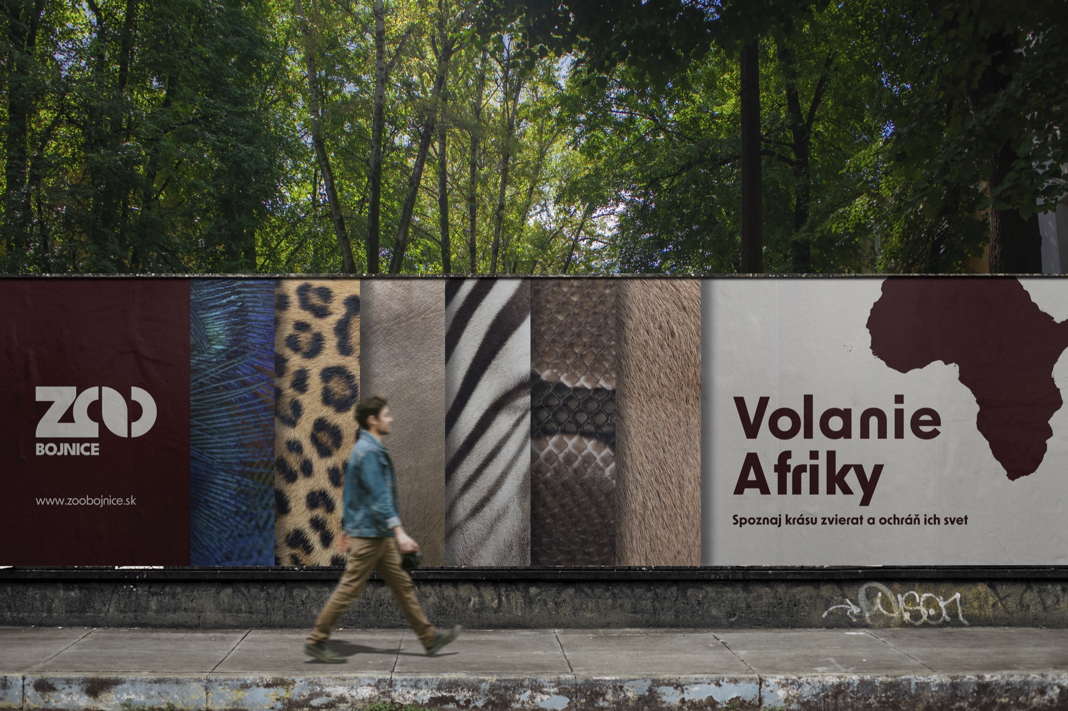 ZOO Bojnice Volanie Afriky billboard