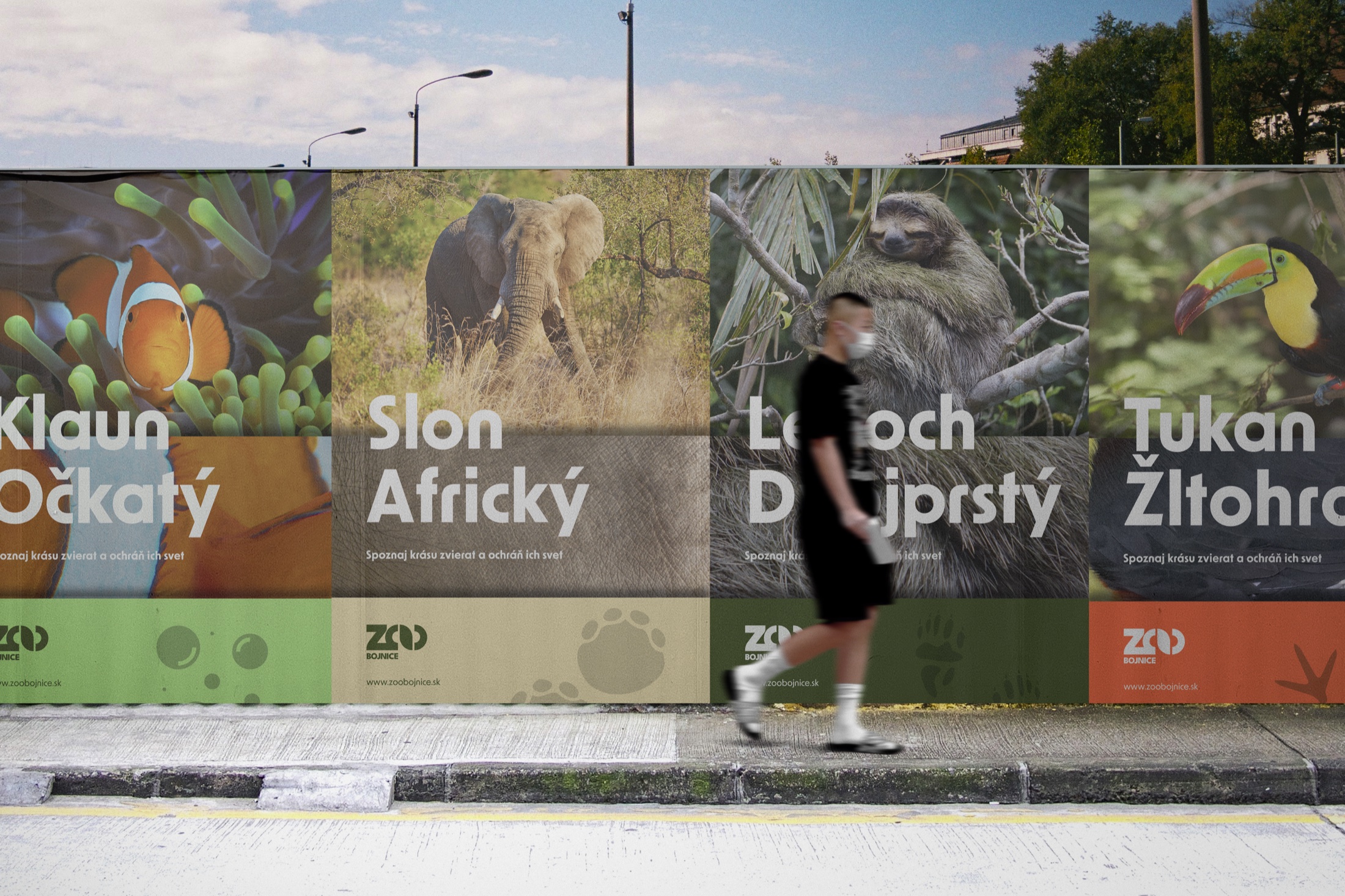ZOO Bojnice animal poster series