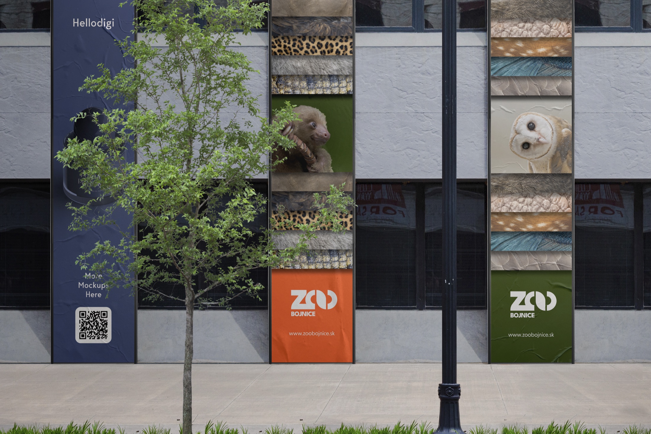 ZOO Bojnice street banners