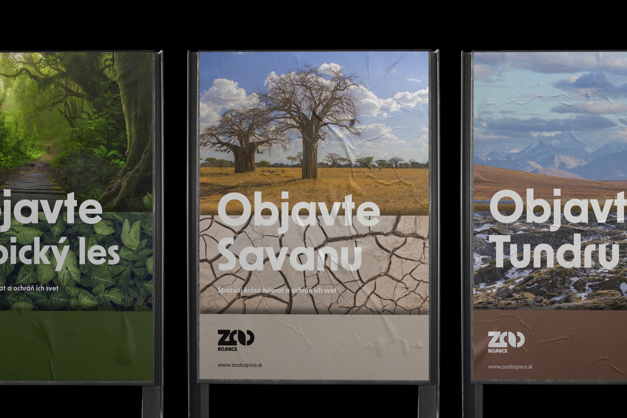 ZOO Bojnice biome poster series