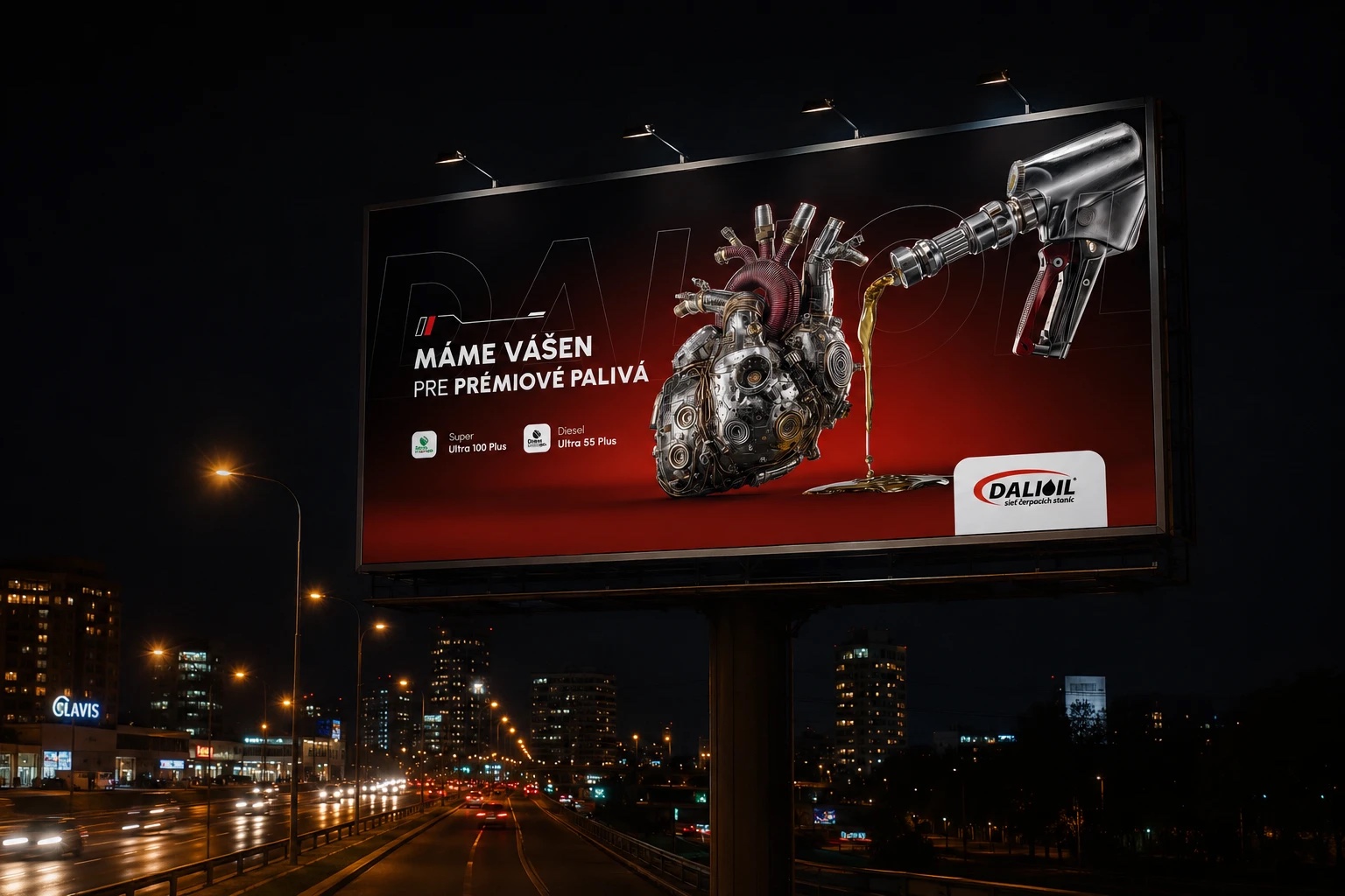 Dalioil premium fuels OOH campaign